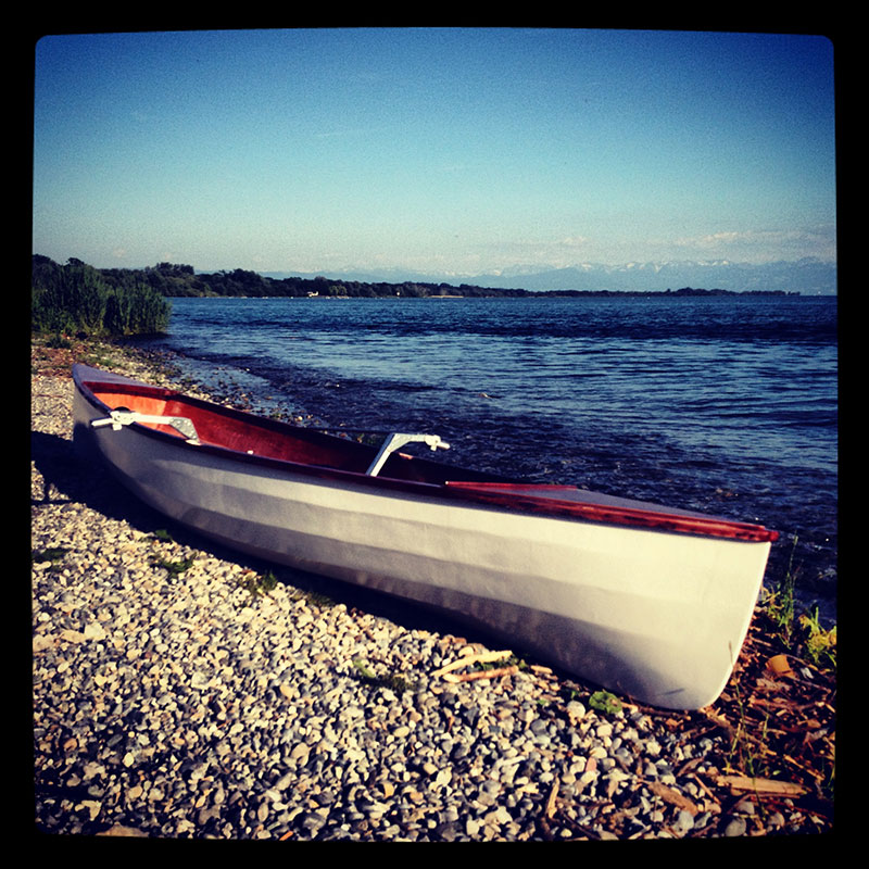 Kanu am Bodensee